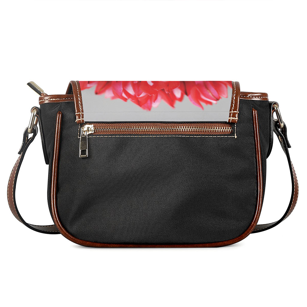 Bouvardia Flower Print Saddle Bag