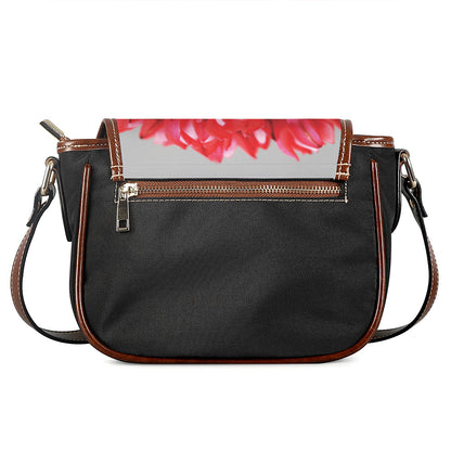 Bouvardia Flower Print Saddle Bag