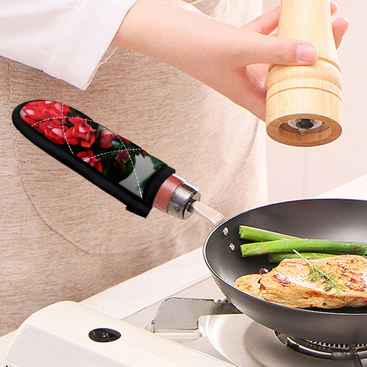 Bouvardia Flower Print Skillet Handle Cover