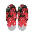 Bouvardia Flower Print Slippers