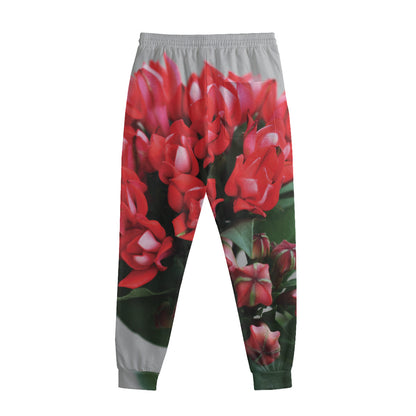 Bouvardia Flower Print Sweatpants