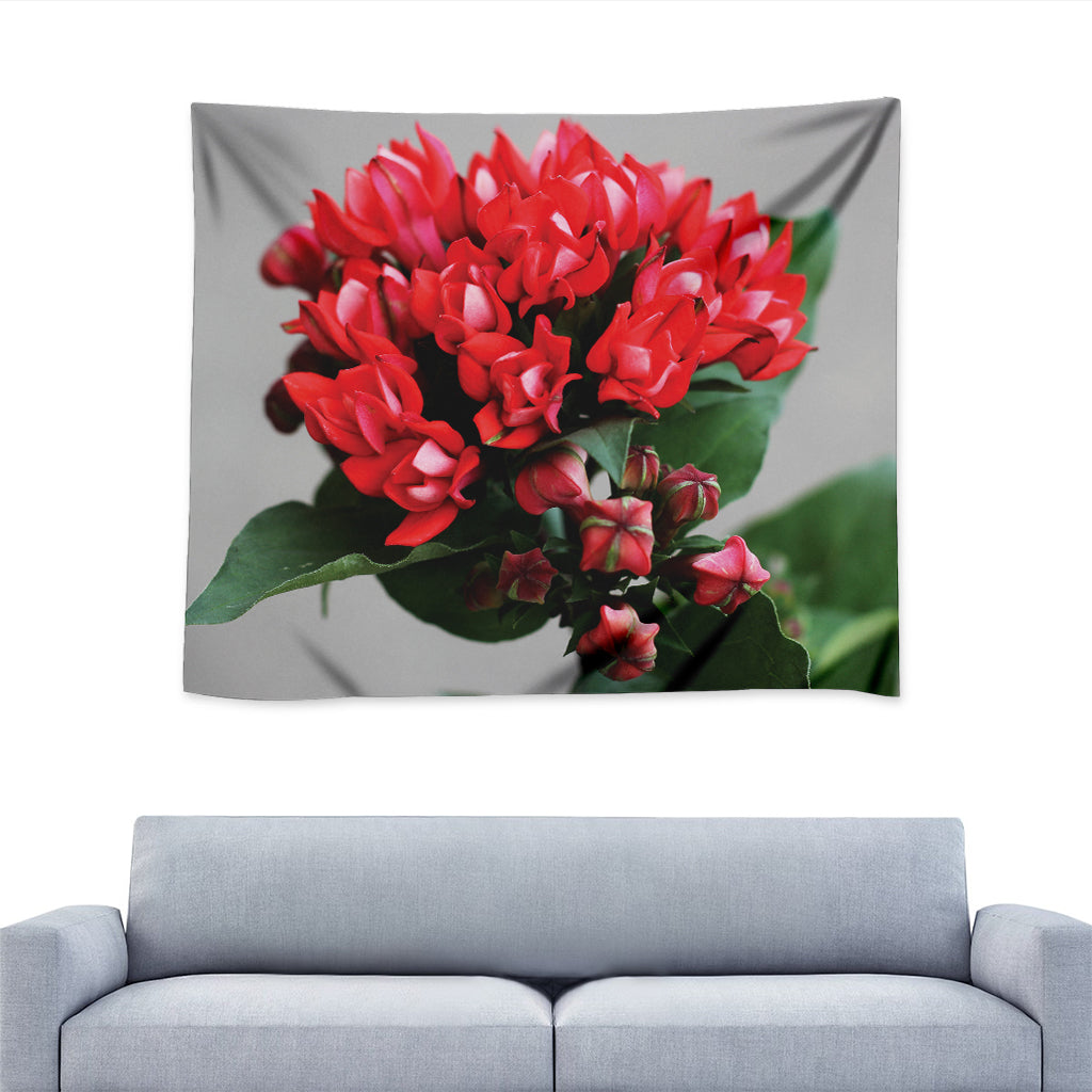 Bouvardia Flower Print Tapestry