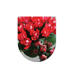 Bouvardia Flower Print Toilet Lid Cover