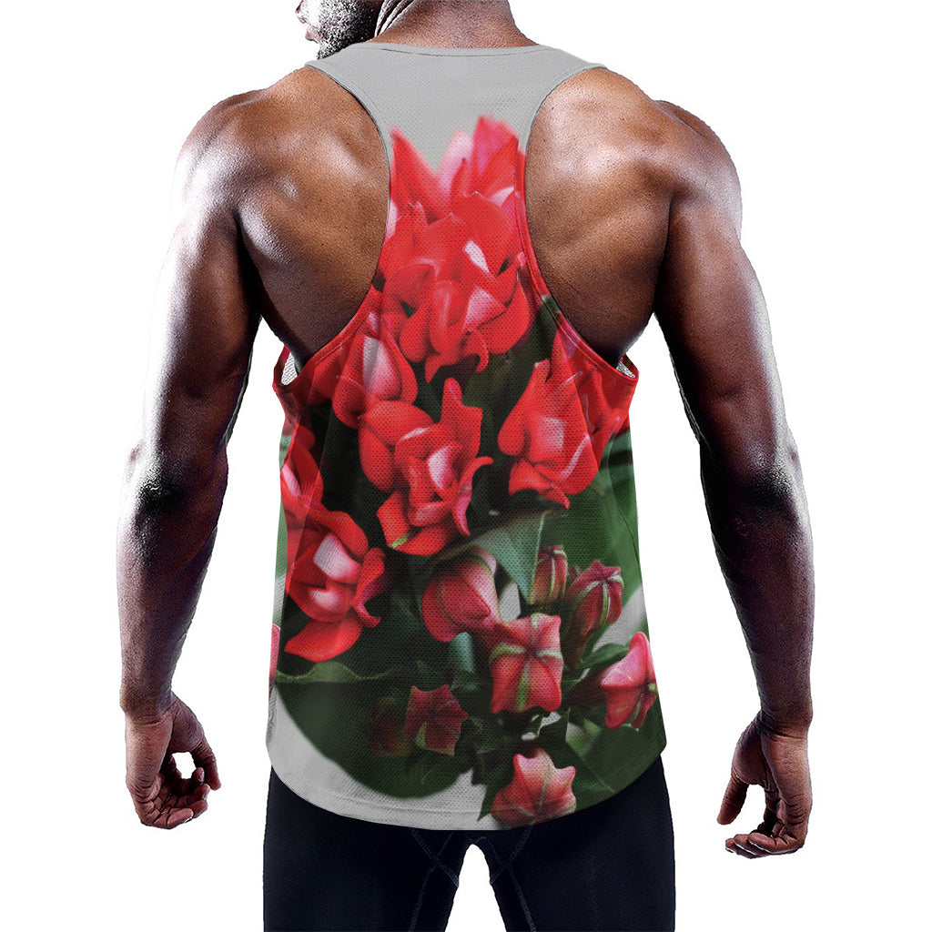 Bouvardia Flower Print Training Tank Top