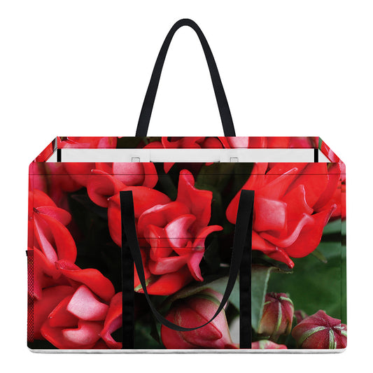 Bouvardia Flower Print Utility Tote Bag
