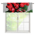 Bouvardia Flower Print Window Valance