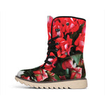 Bouvardia Flower Print Winter Boots