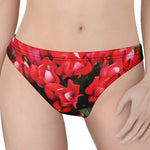 Bouvardia Flower Print Women's Thong