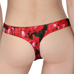 Bouvardia Flower Print Women's Thong