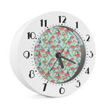 Bouvardia Pattern Print Alarm Clock