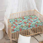 Bouvardia Pattern Print Baby Crib Sheet