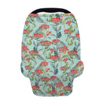 Bouvardia Pattern Print Baby Seat Cover