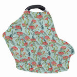 Bouvardia Pattern Print Baby Seat Cover