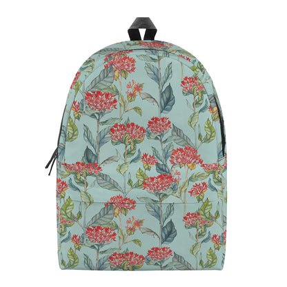 Bouvardia Pattern Print Backpack