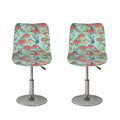 Bouvardia Pattern Print Bar Stool Covers