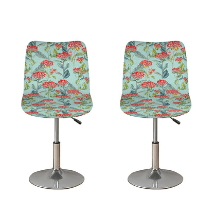 Bouvardia Pattern Print Bar Stool Covers