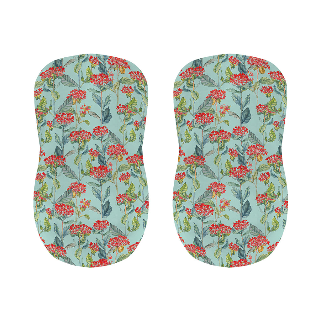 Bouvardia Pattern Print Bar Stool Covers