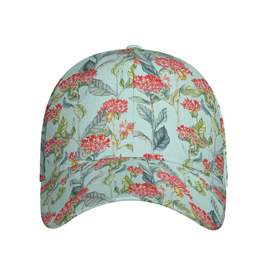 Bouvardia Pattern Print Baseball Cap