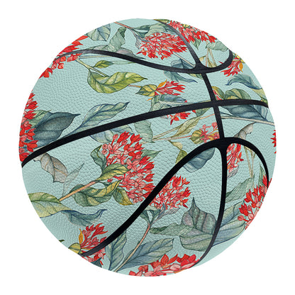 Bouvardia Pattern Print Basketball