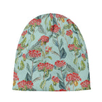 Bouvardia Pattern Print Beanie