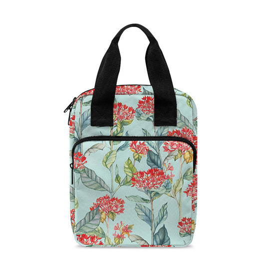 Bouvardia Pattern Print Bible Tote Bag