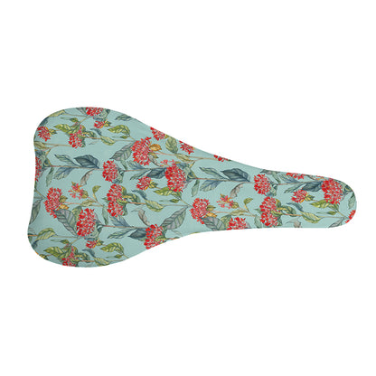 Bouvardia Pattern Print Bicycle Seat Cover