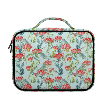 Bouvardia Pattern Print Briefcase Bible Bag