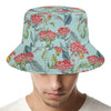 Bouvardia Pattern Print Bucket Hat