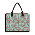 Bouvardia Pattern Print Canvas Tote Bag