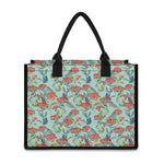 Bouvardia Pattern Print Canvas Tote Bag