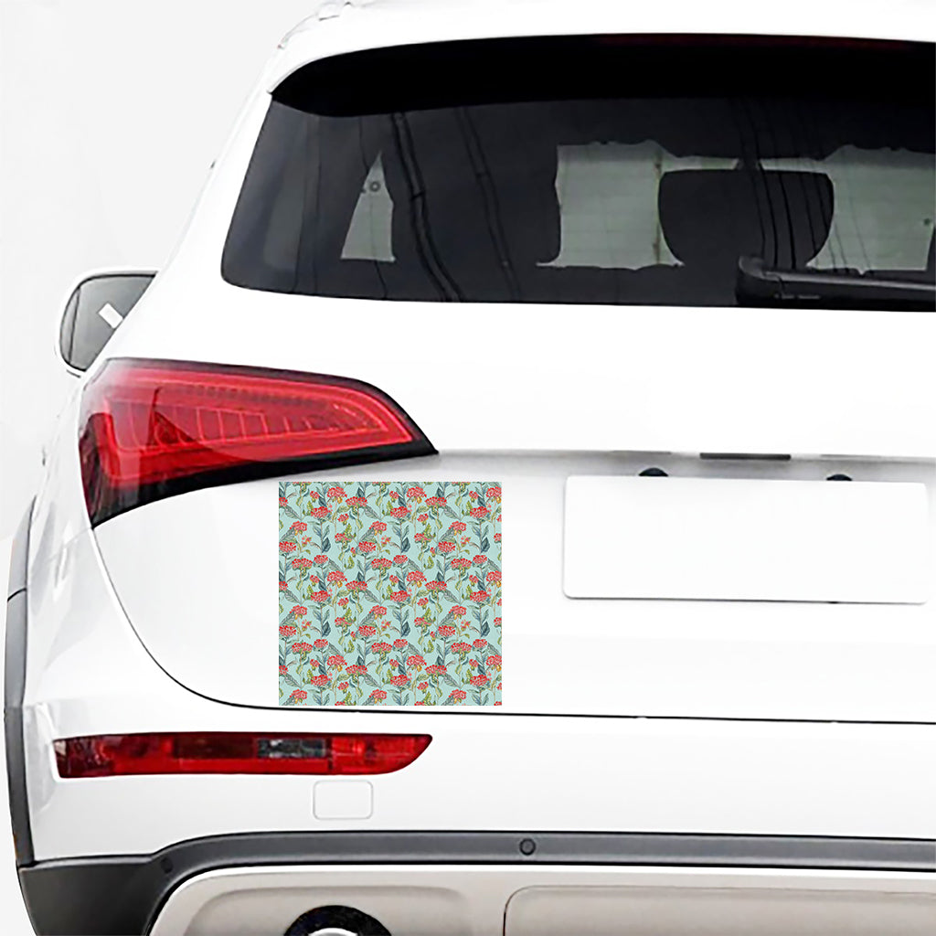 Bouvardia Pattern Print Car Sticker