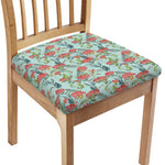 Bouvardia Pattern Print Chair Cushion Cover