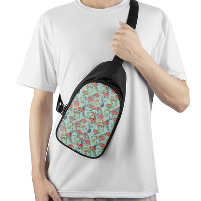 Bouvardia Pattern Print Chest Bag