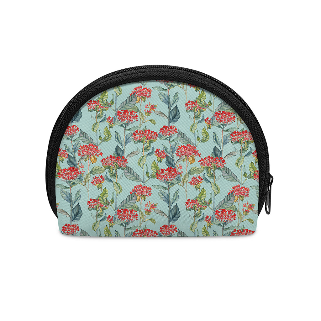 Bouvardia Pattern Print Coin Purse