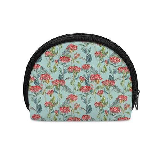 Bouvardia Pattern Print Coin Purse