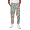 Bouvardia Pattern Print Cotton Sweatpants