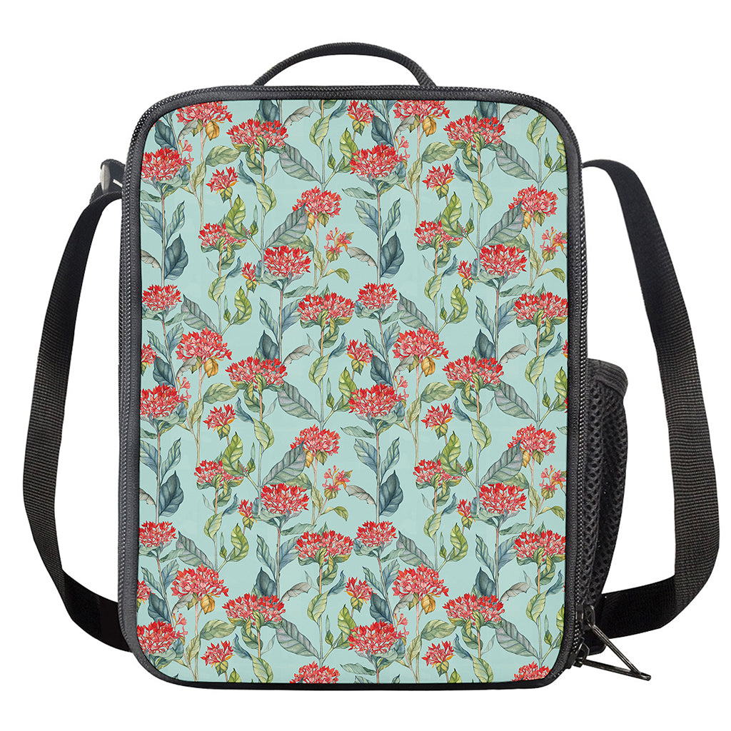 Bouvardia Pattern Print Crossbody Lunch Bag