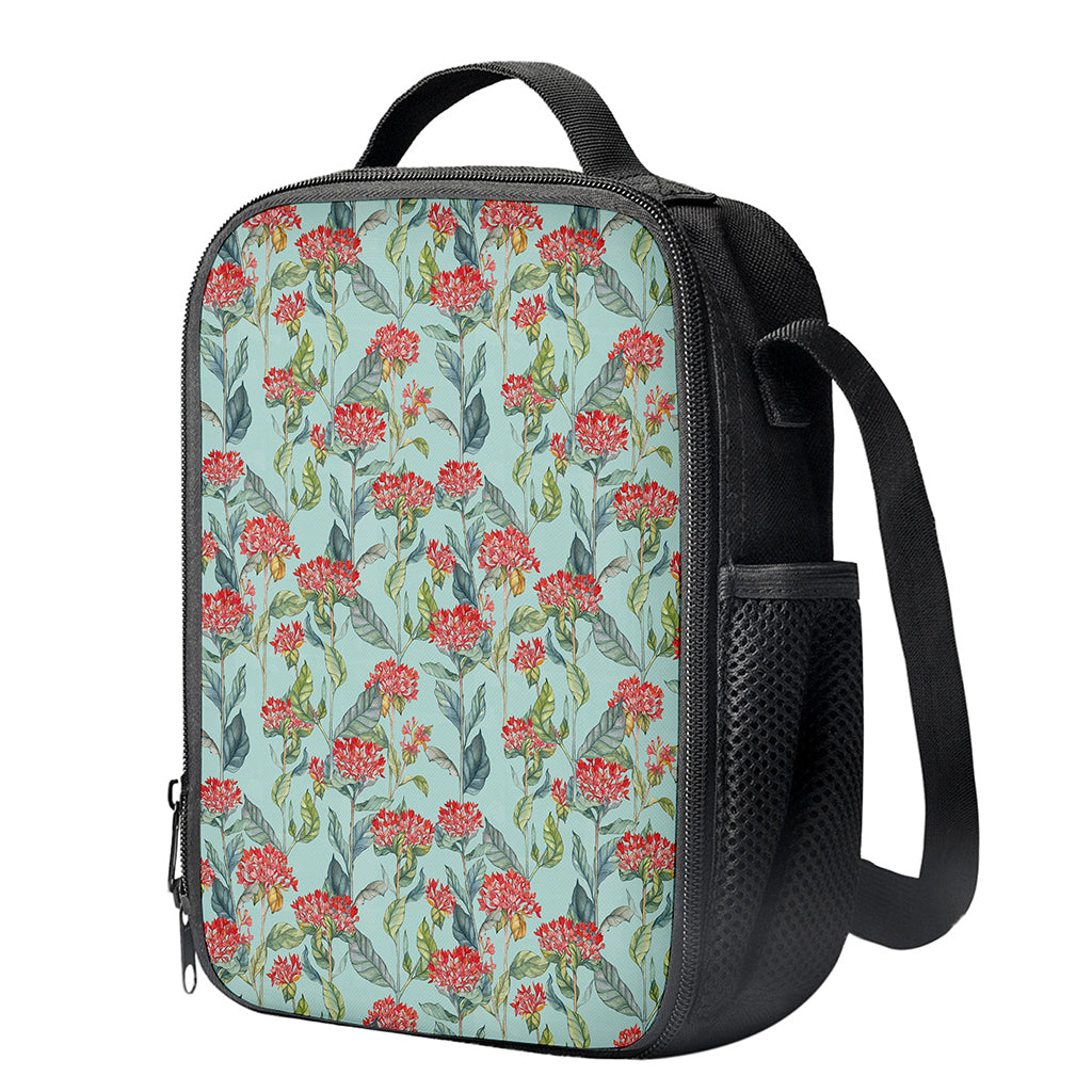 Bouvardia Pattern Print Crossbody Lunch Bag
