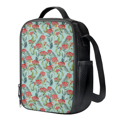 Bouvardia Pattern Print Crossbody Lunch Bag