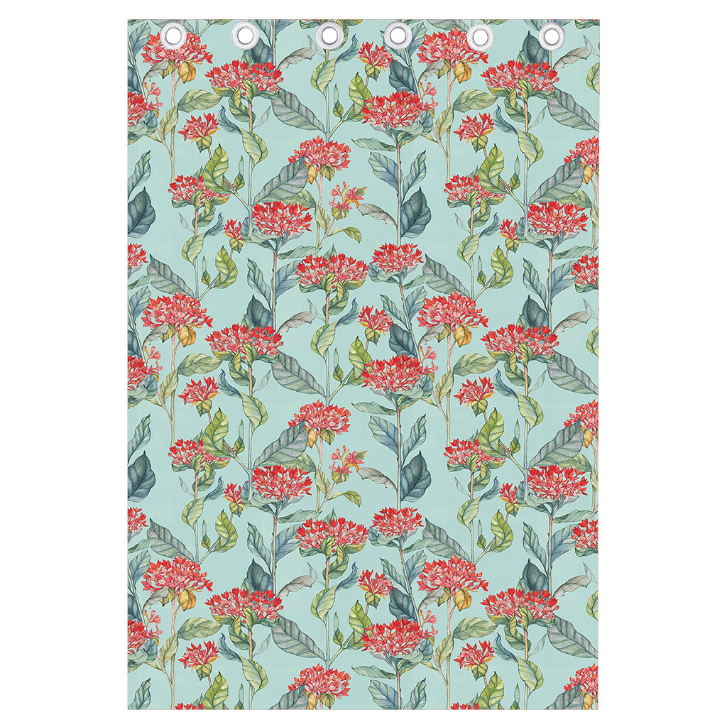 Bouvardia Pattern Print Curtain