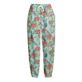 Bouvardia Pattern Print Fleece Lined Knit Pants