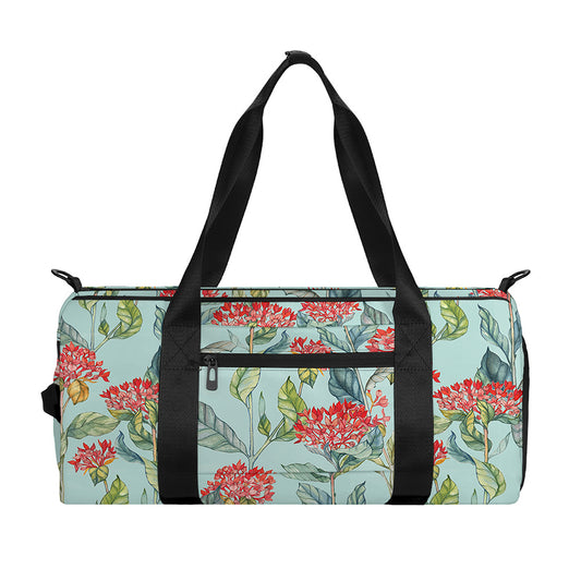 Bouvardia Pattern Print Gym Bag