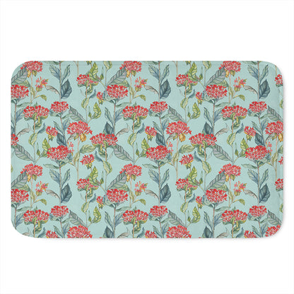 Bouvardia Pattern Print Indoor Door Mat