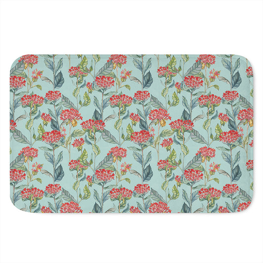Bouvardia Pattern Print Indoor Door Mat