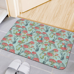 Bouvardia Pattern Print Indoor Door Mat