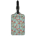 Bouvardia Pattern Print Luggage Tag