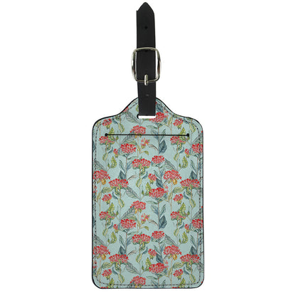 Bouvardia Pattern Print Luggage Tag