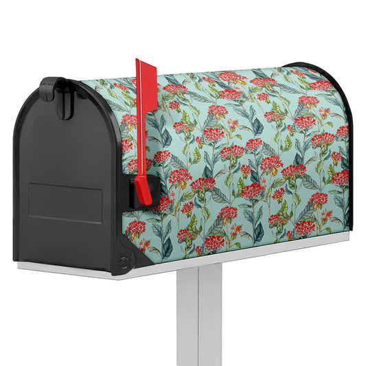 Bouvardia Pattern Print Mailbox Cover