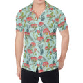 Bouvardia Pattern Print Men's Shirt