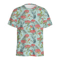 Bouvardia Pattern Print Men's Athletic T-Shirt